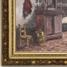 Antique Framed Oil Painting on Canvas by Victor Waegemaeckers