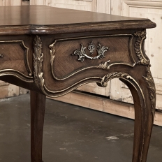 19th Century French Louis XV Walnut Desk ~ Bureau Plat