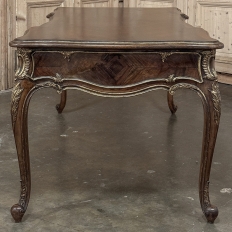 19th Century French Louis XV Walnut Desk ~ Bureau Plat