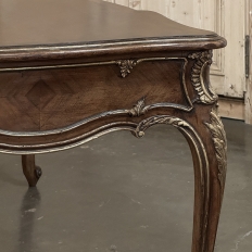 19th Century French Louis XV Walnut Desk ~ Bureau Plat