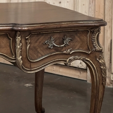 19th Century French Louis XV Walnut Desk ~ Bureau Plat