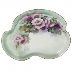 Antique Hand-Painted Vanity Tray by Limoges of France
