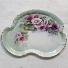 Antique Hand-Painted Vanity Tray by Limoges of France