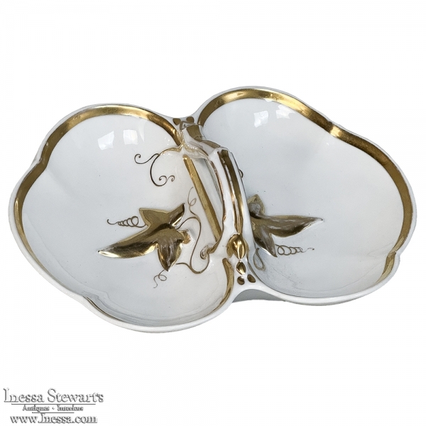 19th Century French Old Paris Porcelain Bon-Bon Dish