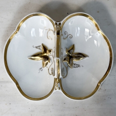 19th Century French Old Paris Porcelain Bon-Bon Dish