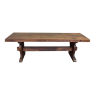 Antique Rustic Country French Trestle Coffee Table