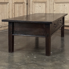 Early 19th Century Rustic Country French Coffee Table