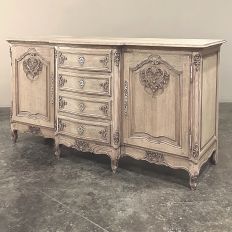 Antique Country French Louis XIV Stripped Oak Buffet ~ Enfilade