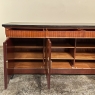 Antique French Empire Mahogany Buffet ~ Credenza with Slate Top