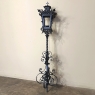 Pair 19th Century French Wrought Iron Garden Lanterns