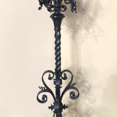 Pair 19th Century French Wrought Iron Garden Lanterns