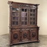 19th Century French Renaissance Triple Hunt Bookcase