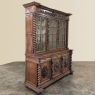 19th Century French Renaissance Triple Hunt Bookcase