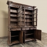 19th Century French Renaissance Triple Hunt Bookcase