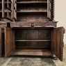 19th Century French Renaissance Triple Hunt Bookcase