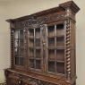 19th Century French Renaissance Triple Hunt Bookcase