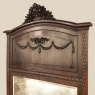 Antique French Louis XVI Walnut Trumeau ~ Mirror