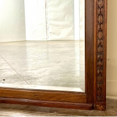 Antique French Louis XVI Walnut Trumeau ~ Mirror