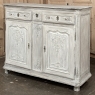 18th Century Country French Whitewashed Buffet ~ Cabinet