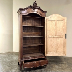 19th Century French Louis XV Walnut Armoire