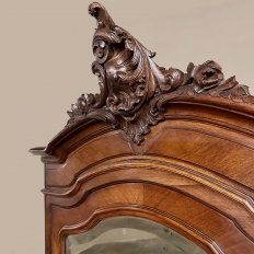 19th Century French Louis XV Walnut Armoire