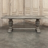 Antique Italian Dining Table in Stripped Sycamore