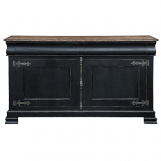 Louis Philippe Style Sideboard in Antique Black
