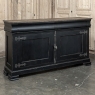 Louis Philippe Style Sideboard in Antique Black