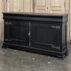 Louis Philippe Style Sideboard in Antique Black