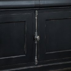 Louis Philippe Style Sideboard in Antique Black