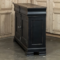 Louis Philippe Style Sideboard in Antique Black