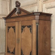 18th Century Dutch Neoclassical Linen Press ~ Cabinet