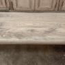 Antique Rustic Stripped Sycamore Trestle Dining Table