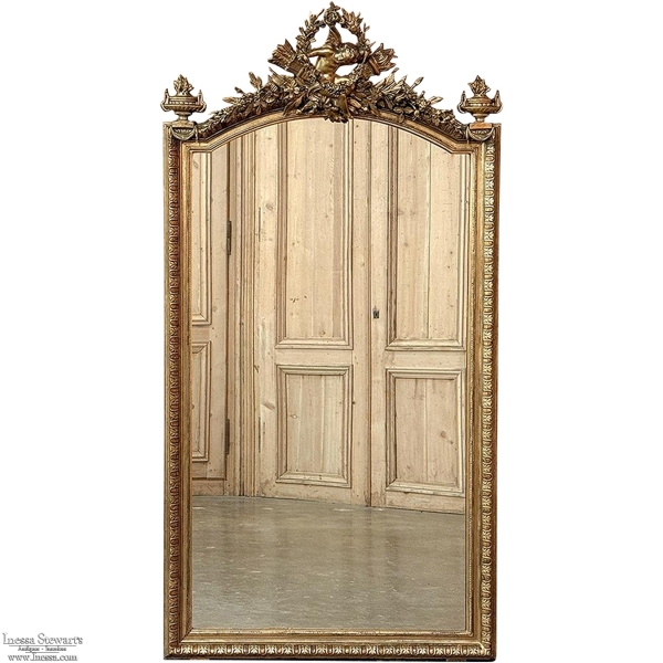 19th Century French Louis XVI Gilded Mirror