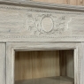 19th Century Country French Louis XVI Whitewashed Bookcase