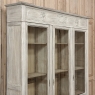 19th Century Country French Louis XVI Whitewashed Bookcase