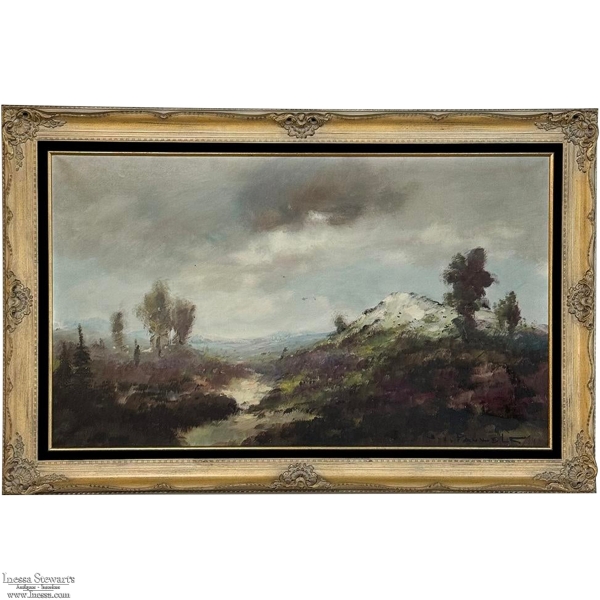 Antique Framed Oil Painting on Canvas by Henri Joseph Pauwels (1903-1983)