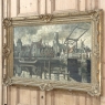 Antique Framed Oil Painting on Canvas by G. Brachez