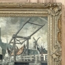 Antique Framed Oil Painting on Canvas by G. Brachez