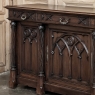 19th Century French Walnut Gothic Revival Buffet