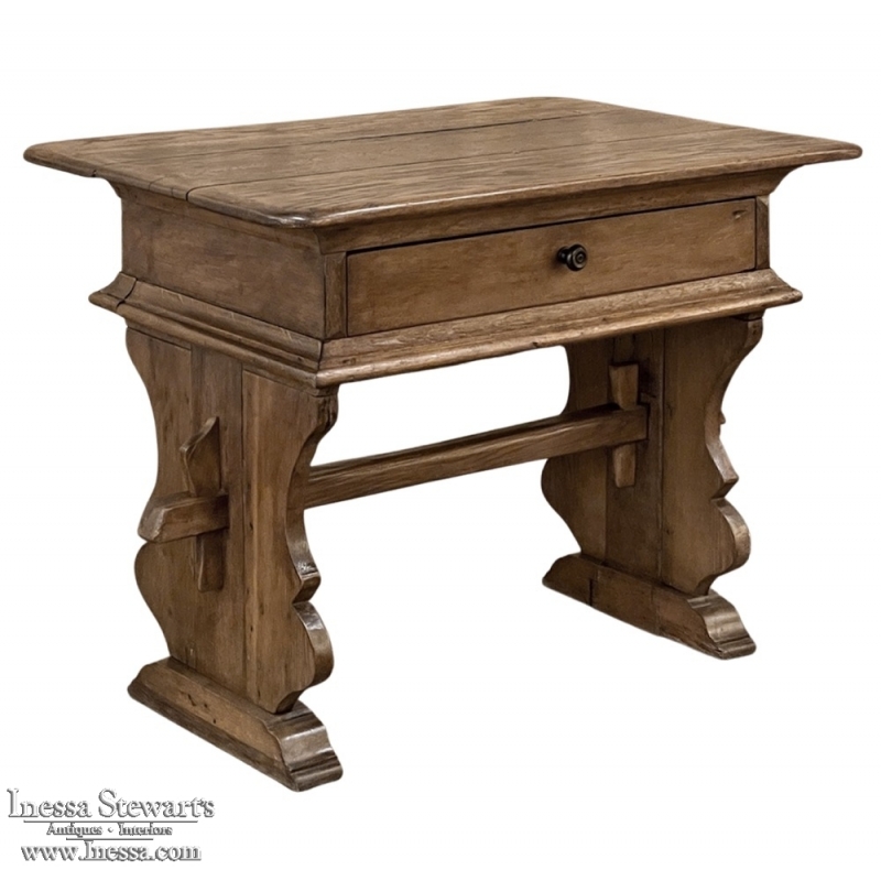 Rustic Mid-19th Century Spanish End Table