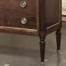 Antique French Louis XVI Mahogany Commode with Carrara Marble