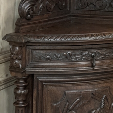 19th Century French Renaissance Revival Corner Cabinet