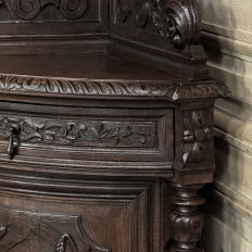 19th Century French Renaissance Revival Corner Cabinet