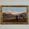 Antique Framed Oil Painting on Canvas by A. Fivet Dated 1923