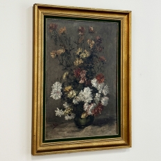 19th Century Framed Oil Painting on Canvas by A. Marie dated 1889