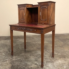 Antique French Walnut Louis XVI Wall Desk