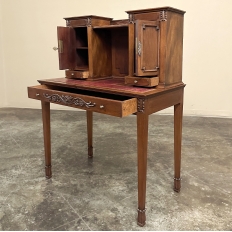 Antique French Walnut Louis XVI Wall Desk