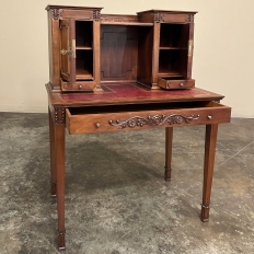 Antique French Walnut Louis XVI Wall Desk