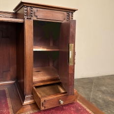 Antique French Walnut Louis XVI Wall Desk